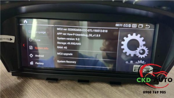 Màn hình Android CCC xe BMW E60 Ram 4 + 64Gb Android 9.0 Full chức năng - Bao lắp ráp